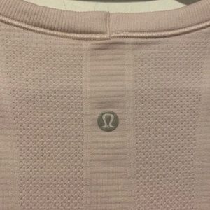 Lululemon Swiftly Short Sleeve Baby Pink